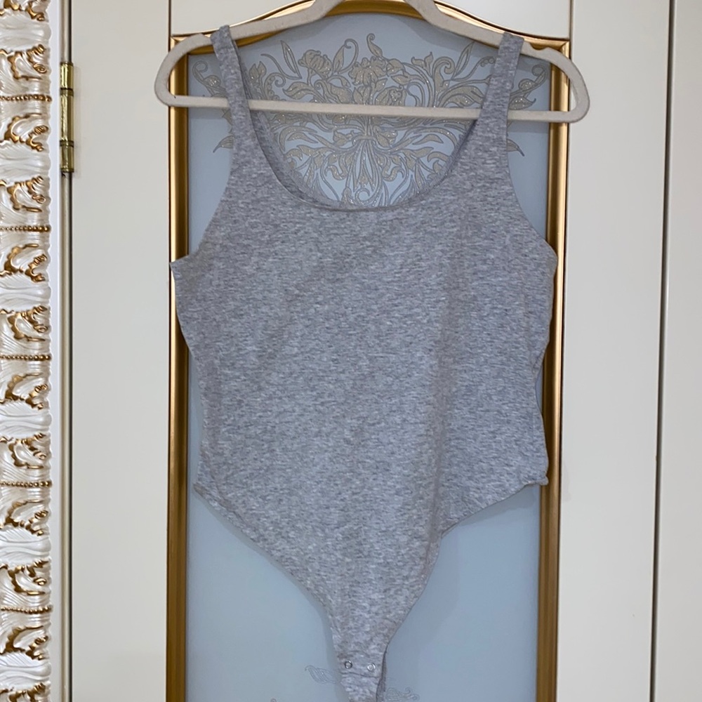 Garage Light Grey Tank Bodysuit